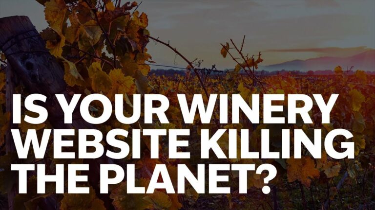 Eco-Friendly Winery Web Design: Good for Business, Better for Earth